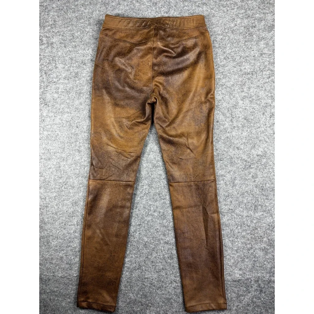 Free People Faux Suede Leggings‎ Women's 4 Brown Stretch Boho Chic Pants